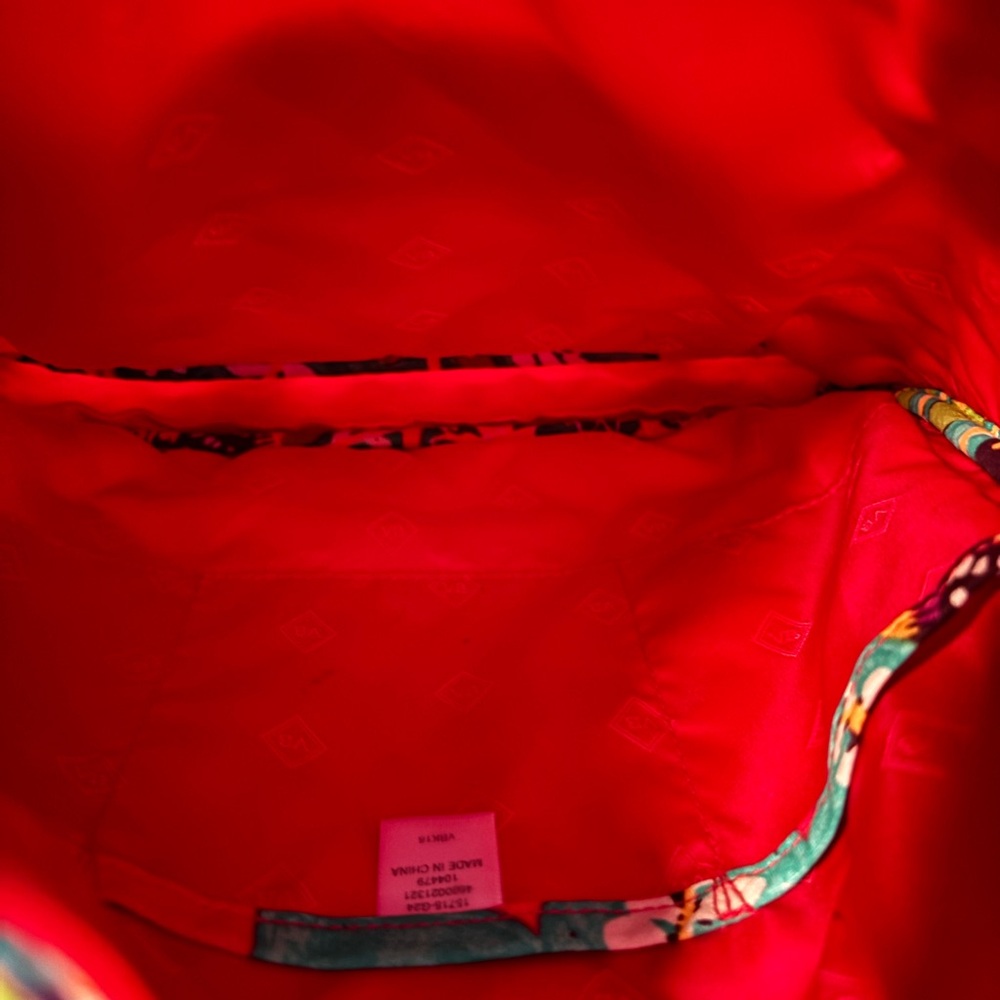 Vera Bradley Hadley Floral Rumba Red/Pink and Yellow Crossbody and Wallet Set - Picture 3 of 5